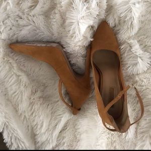 Mustard Forever 21 heels